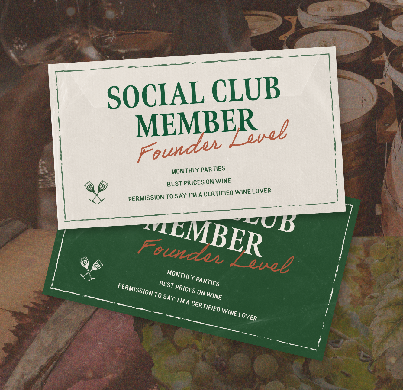 Social Club Founders Level Memberships - join by Dec 31 to lock in $30/month